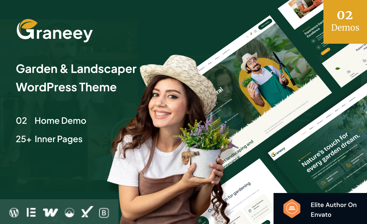 Graneey Garden Landscaping WordPress Theme